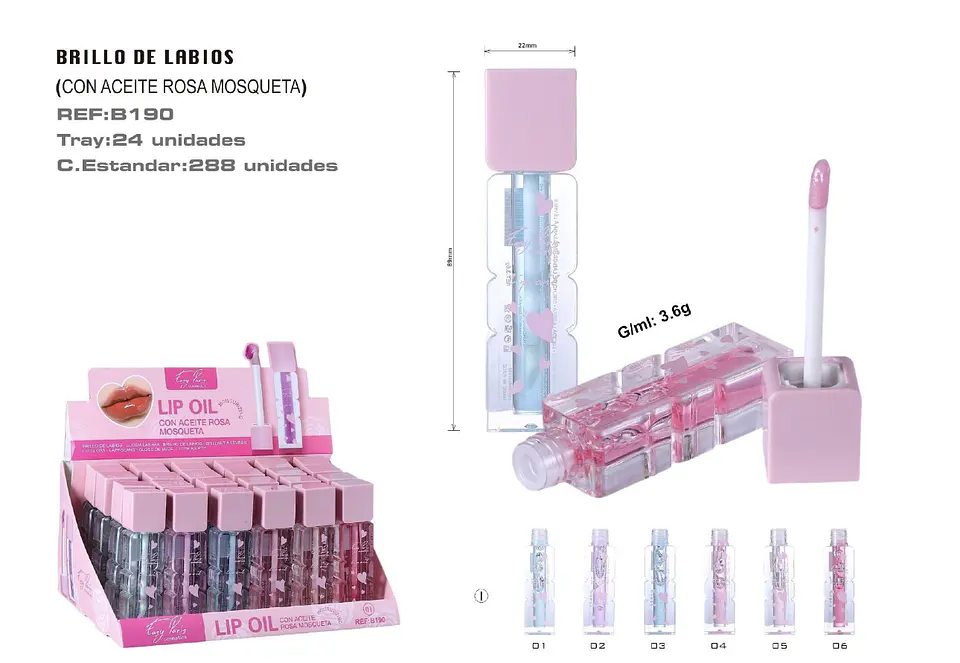 BRILHO DE LABIOS  REF B190 1