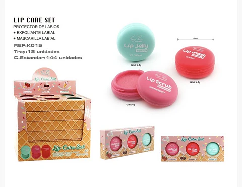 LIP CARE SET REF PARIS K015