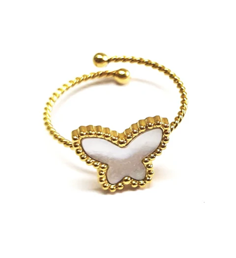 ANEL DE AÇO AJUSTÁVEL DOURADO AAJA-233