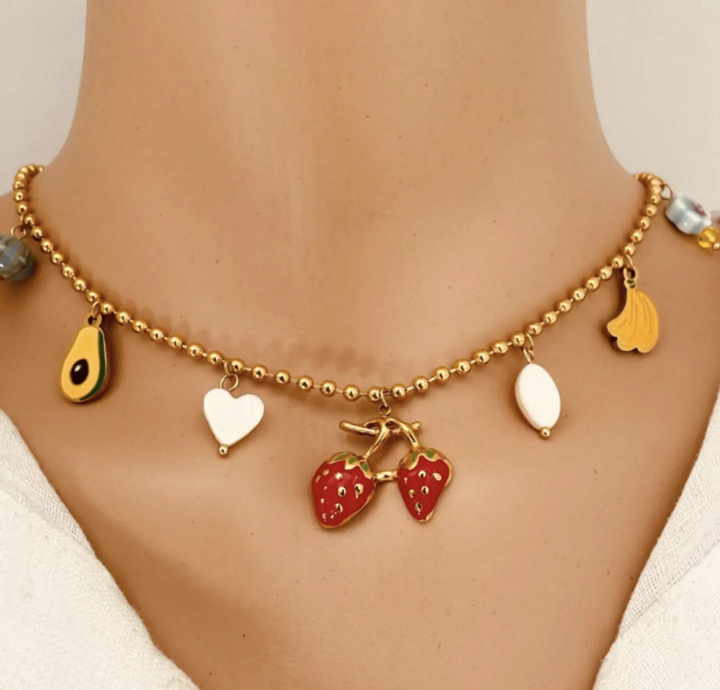 Colar Charm Aço Inoxidável    C28200 1