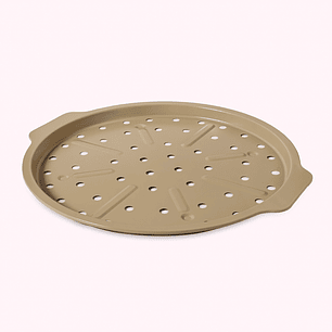 Pizzera perforada Beige