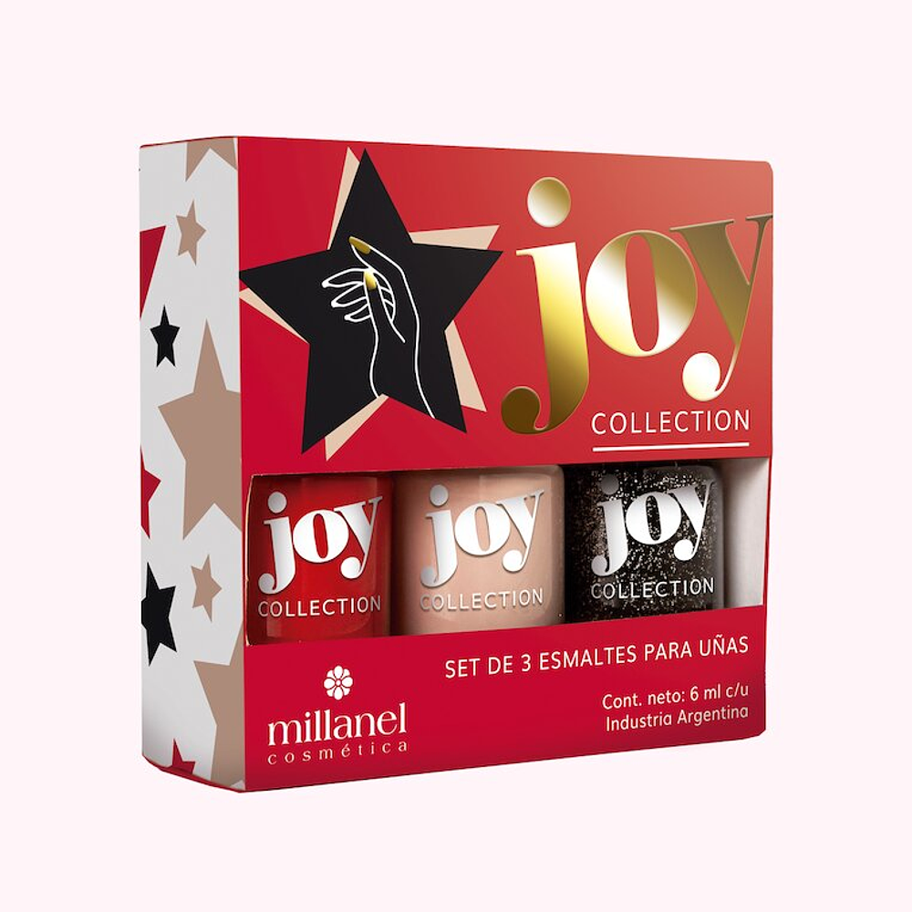 Set x 3 para uñas Joy Collection