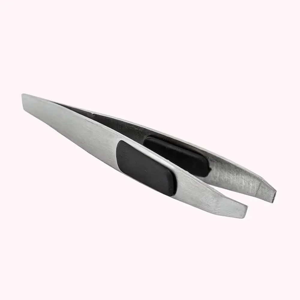 Pinza de Depilar con agarre de silicona
