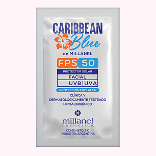 Pouch FPS 50 Facial Caribbean Blue x 5gr