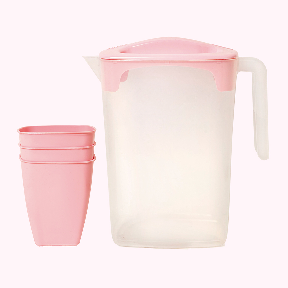 Jarra + 4 vasos Pink