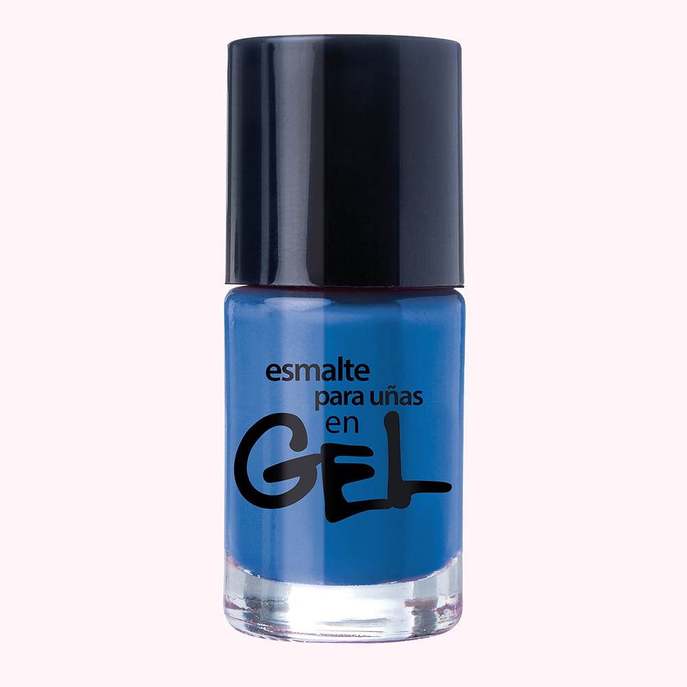 Esmalte en gel  Azul eléctrico