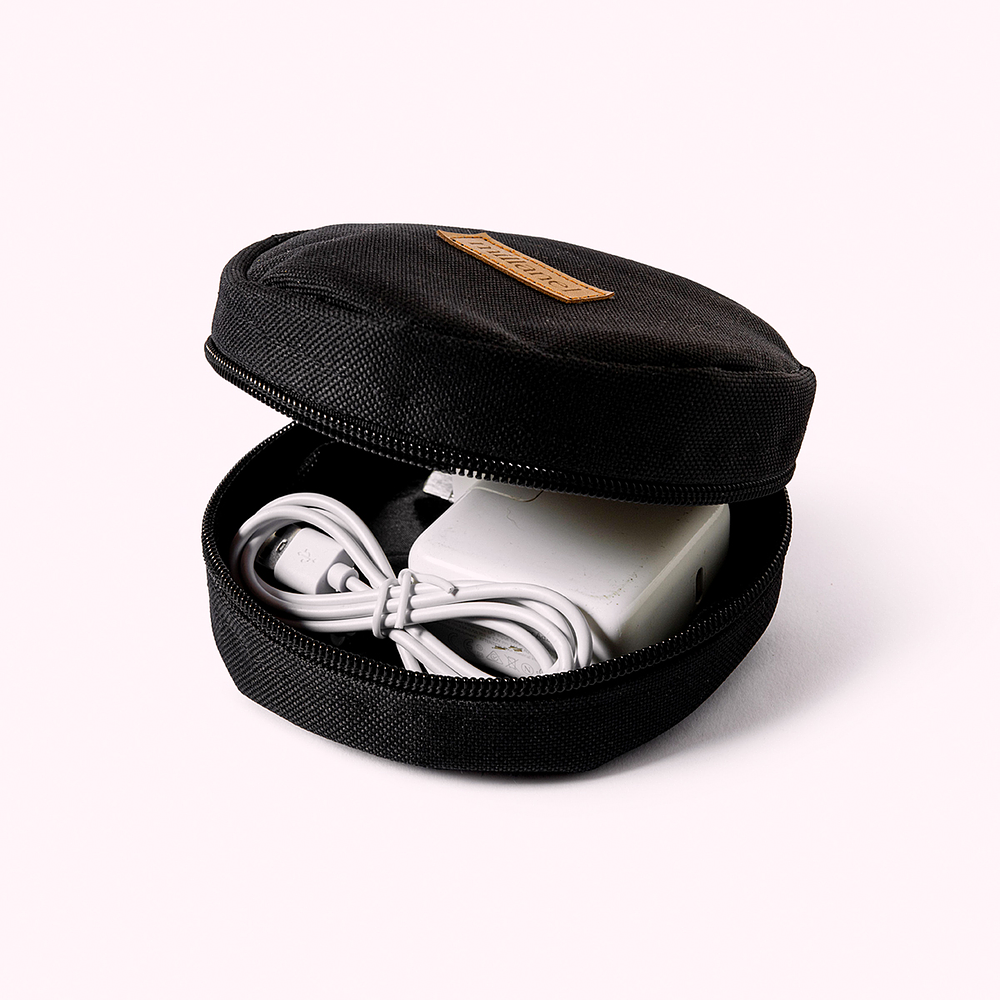 Neceser redondo Black