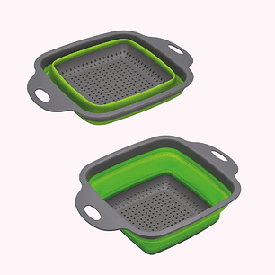 Colador plegable Set x 2 un