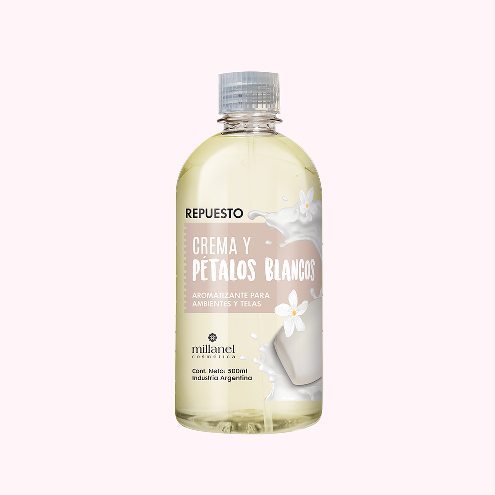 Repuesto Aromatizante Crema y Petalos blancos