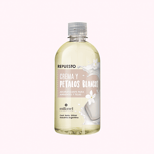 Repuesto Aromatizante Crema y Petalos blancos