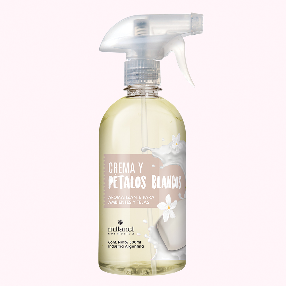 Aromatizante Crema y Petalos blancos