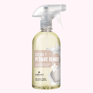Aromatizante Crema y Petalos blancos