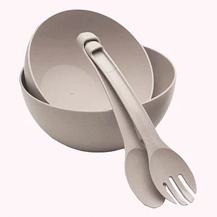 Bowl 20 cm + bowl  23 cm + pinza doble uso