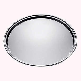 Pizzera Antiadherente Gris  32.5 x 1 cm