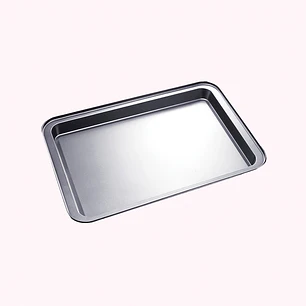 Placa Antiadherente Gris 38 x 27.2 x 1.8 cm 