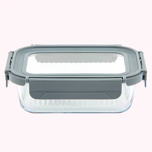 Hermetico de vidrio 23 x 17,5 x 8,4 cm