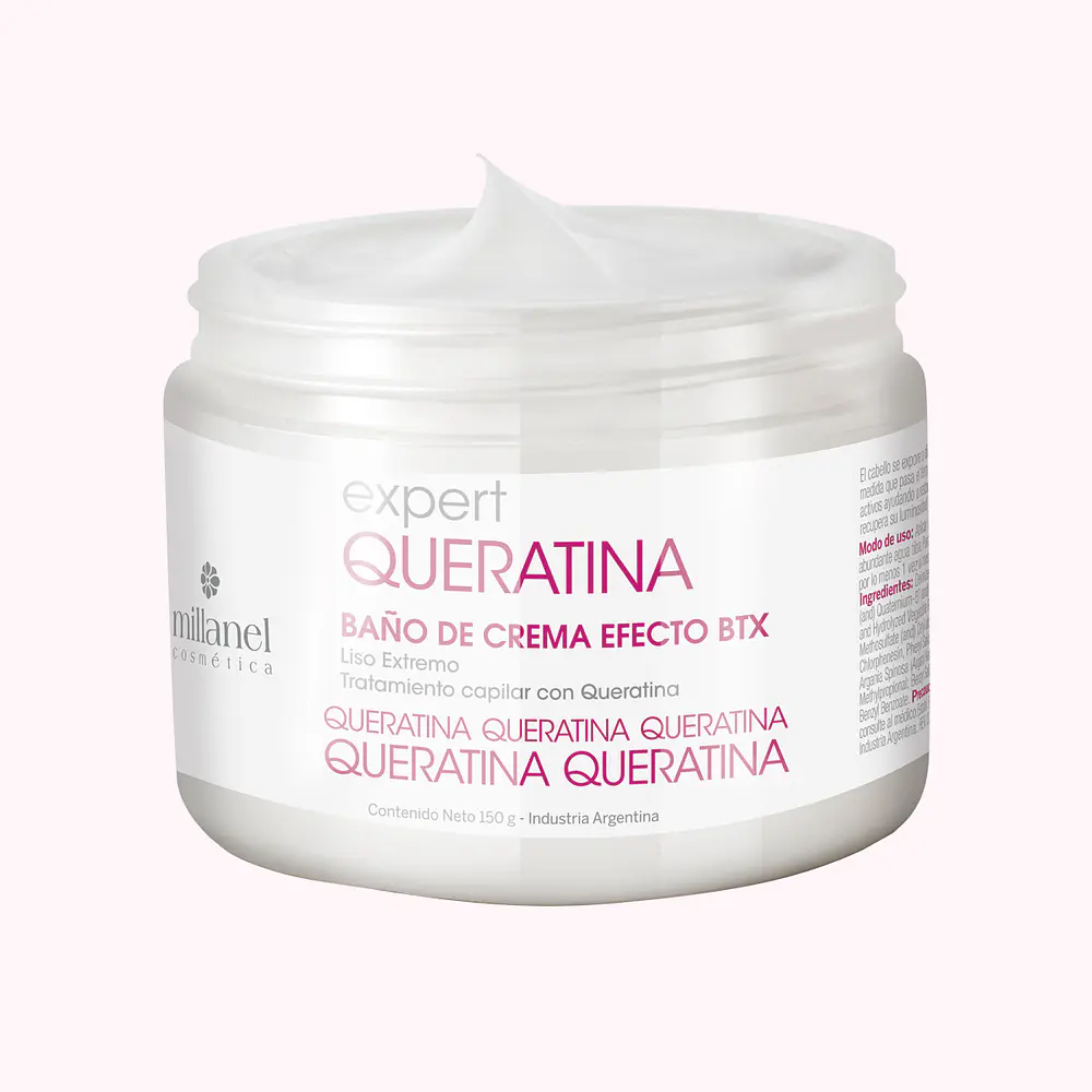 Baño de crema Queratina con efecto BTX
