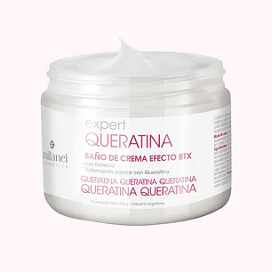 Baño de crema Queratina con efecto BTX