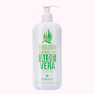 Emulsión corporal Aloe Vera X 500 Gr