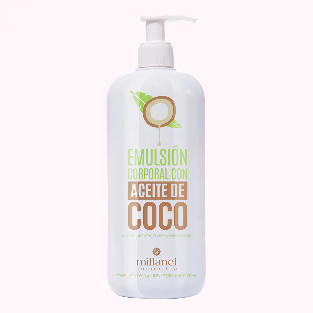 Emulsión corporal con Aceite de Coco