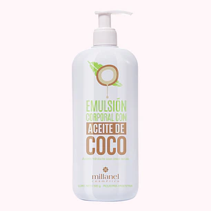 Emulsión corporal con Aceite de Coco