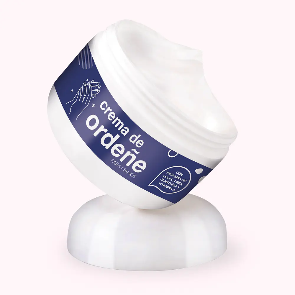 Crema de ordeñe para manos