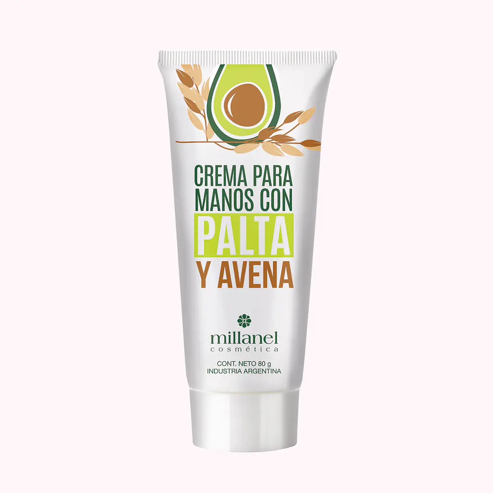 Crema para manos con Palta y Avena