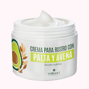 Cremas para rostro con Palta y Avena