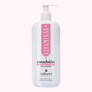 Emulsión corporal Vitaminas X 500 Gr