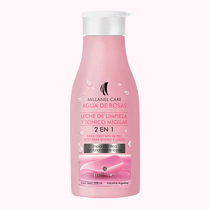 Leche de limpieza Millanel Care Agua de Rosas