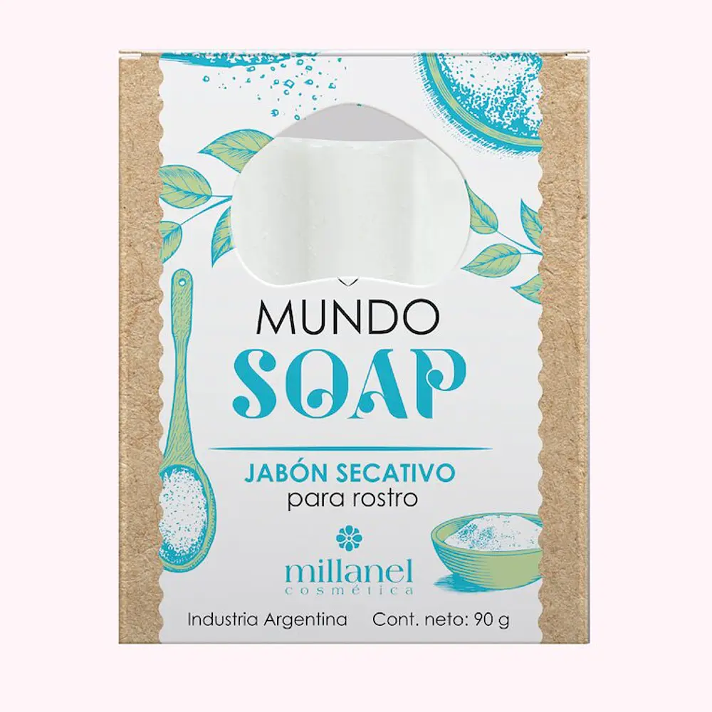 Jabón secativo facial Mundo Soap
