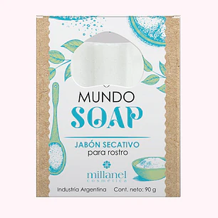 Jabón secativo facial Mundo Soap