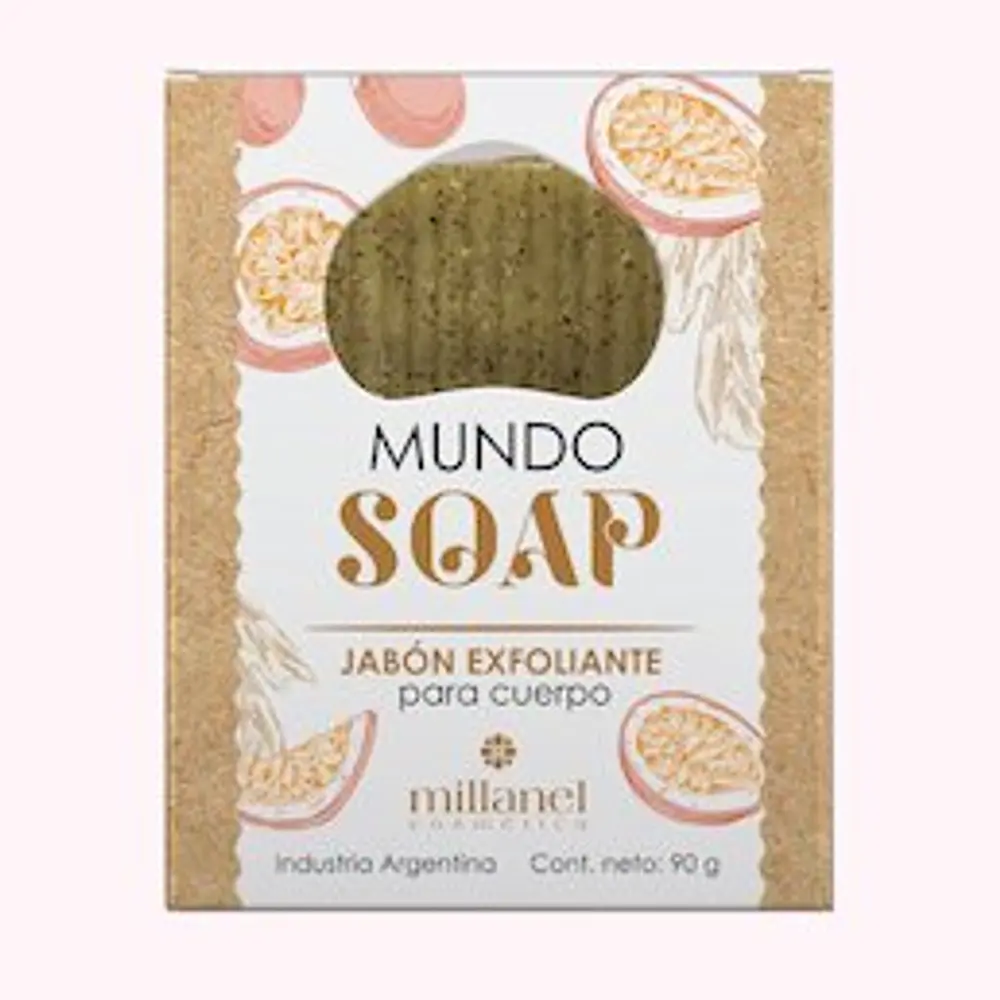 Jabón exfoliante corporal Mundo Soap