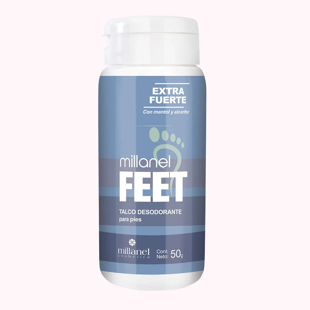 Talco desodorante extra fuerte Millanel Feet
