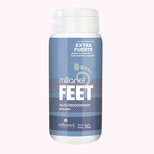 Talco desodorante extra fuerte Millanel Feet