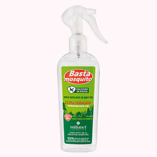 Spray Repelente Basta Mosquito Extra Duración