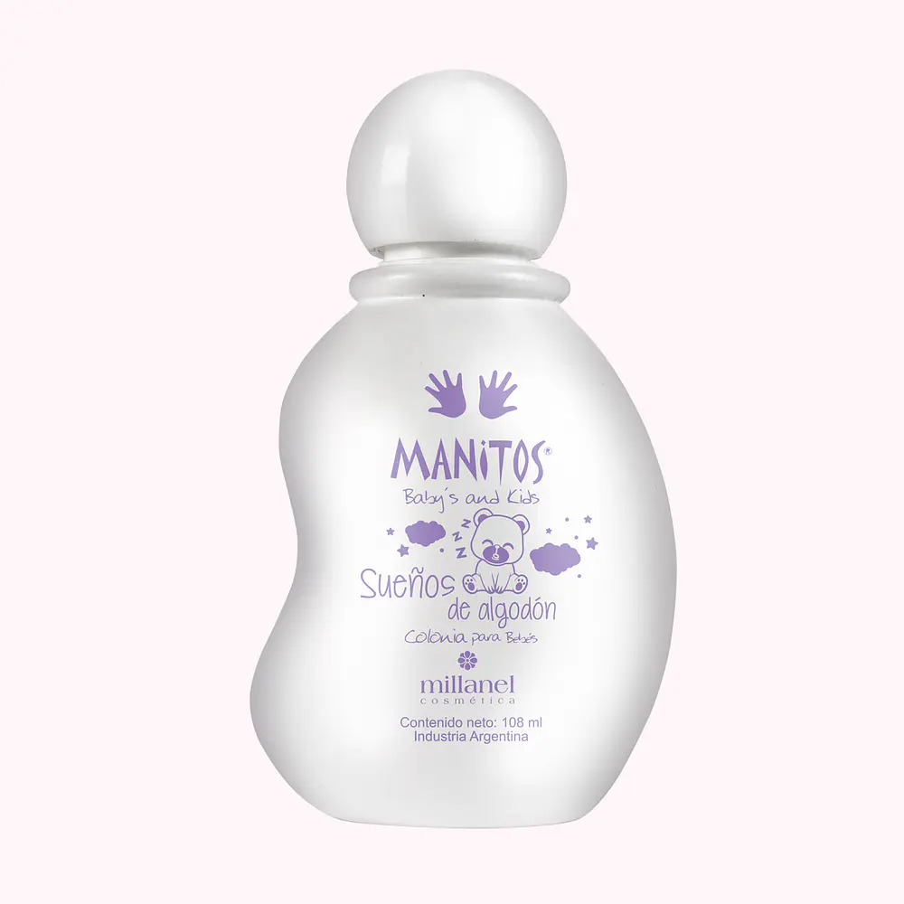 Colonia para Bebés Manitos Sueños de algodón