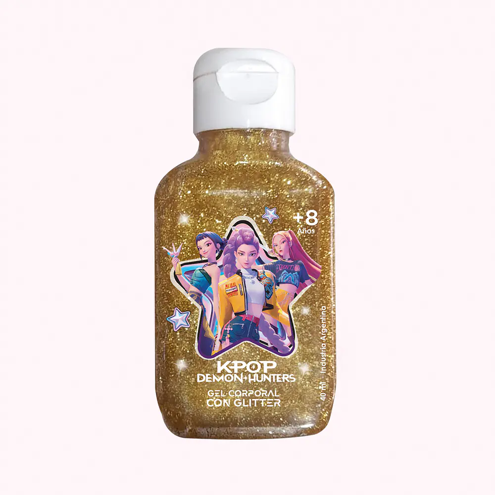Glitter Corporal K-Pop - Dorado
