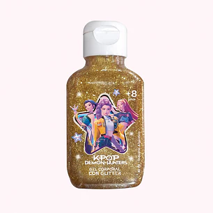 Glitter Corporal K-Pop - Dorado