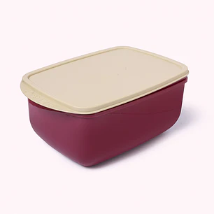Hermético Rectangular bordó 3200 cc
