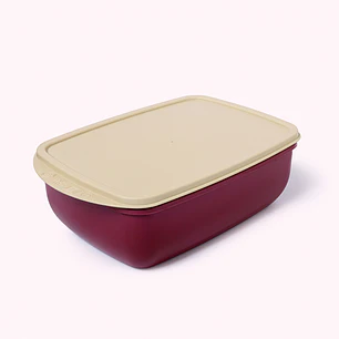 Hermético Rectangular bordó 2200 cc