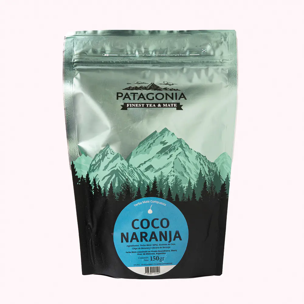Yerba mate con Coco y Naranja