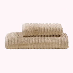Jgo de Toallón y Toalla Lines Brown 500g
