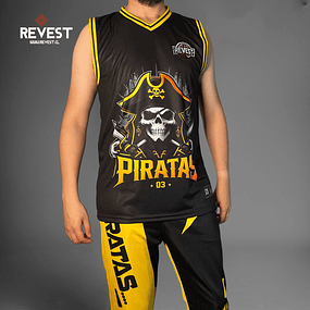 Camiseta Basketball Piratas