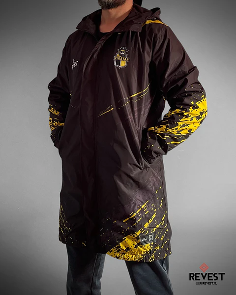 Parka Cortavientos Ligera Polar Black Edition – Piratas 1958