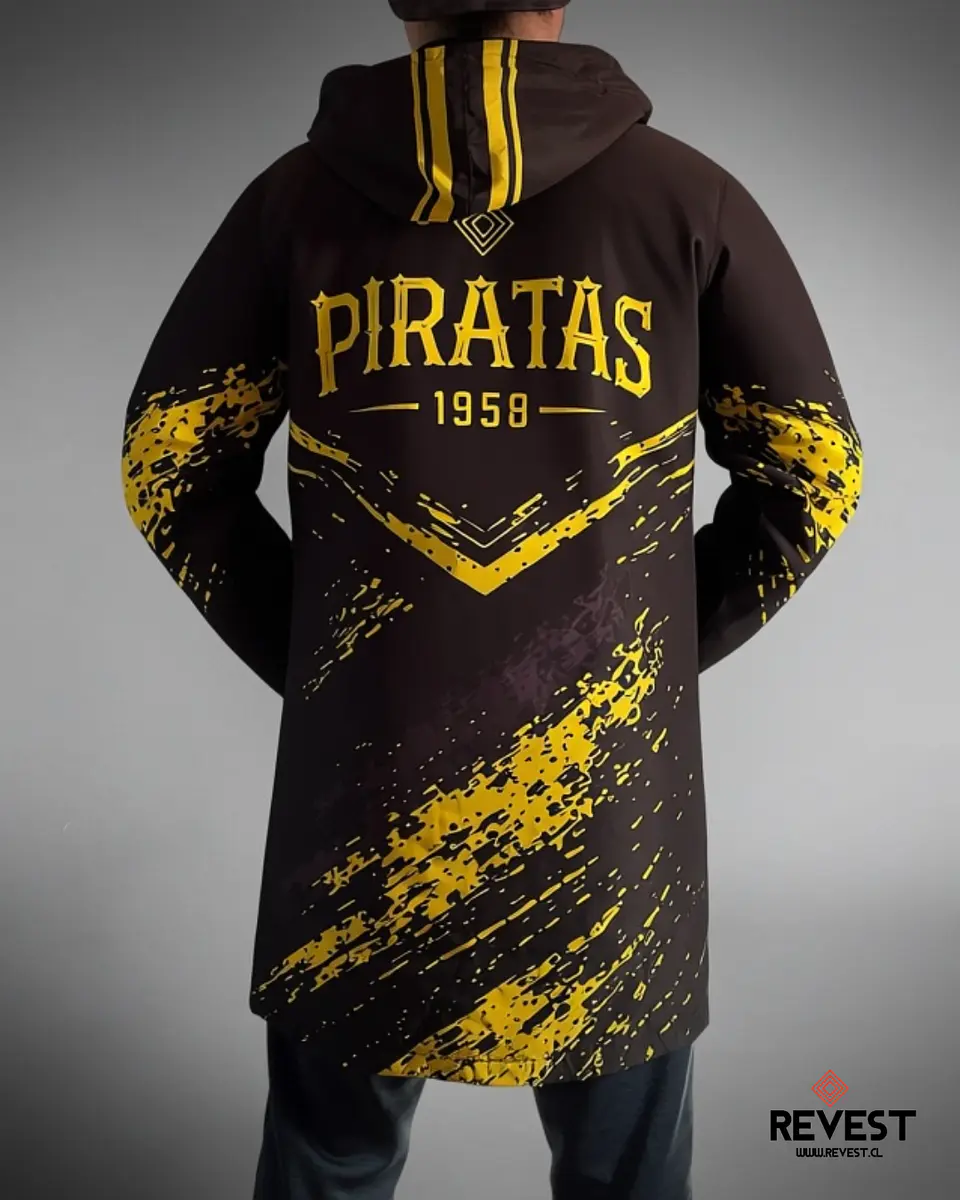 Parka Cortavientos Ligera Polar Black Edition – Piratas 1958 5