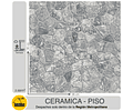 $6.340 m² - Cerámica Exterior Cuarzo 36x36 cm - 2.68 m² - Relieve y Acabado Mate