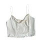 Top satinado marfil — Talla XL - Miniatura 1