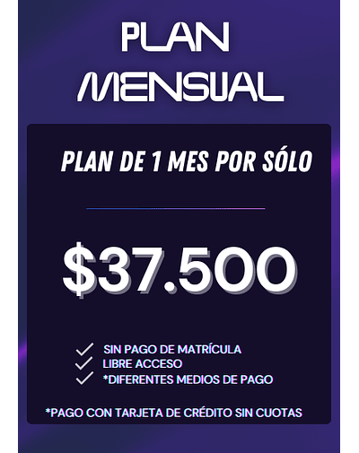 PLAN MENSUAL