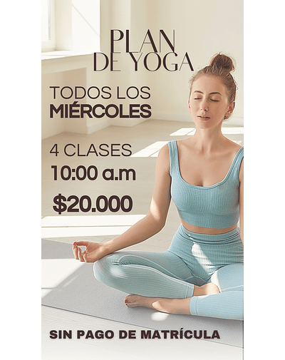 PLAN YOGA OFERTA